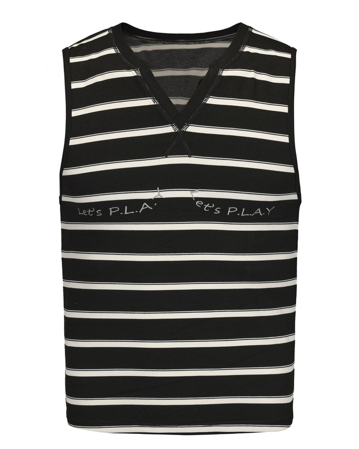 Embroidered V-Neck Tank Top - product view 1