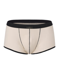 Color-Block Ribbed Boxer Brief with animal-tone palette