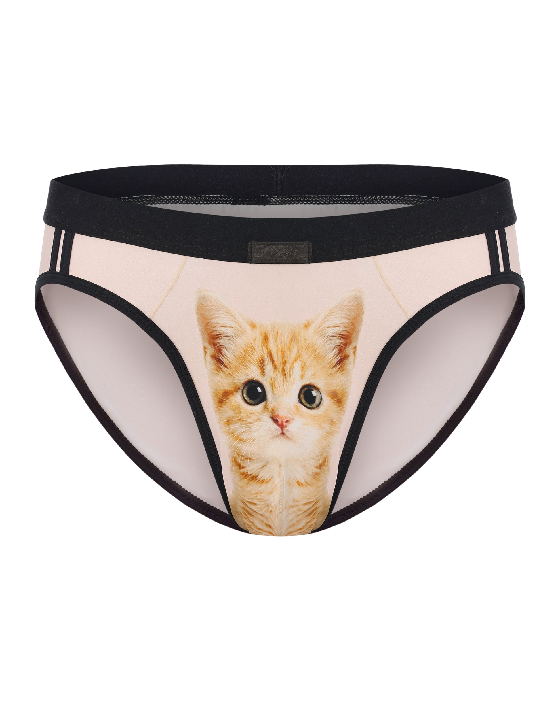 BSZN Playful Animal-Graphic Brief, front product view
