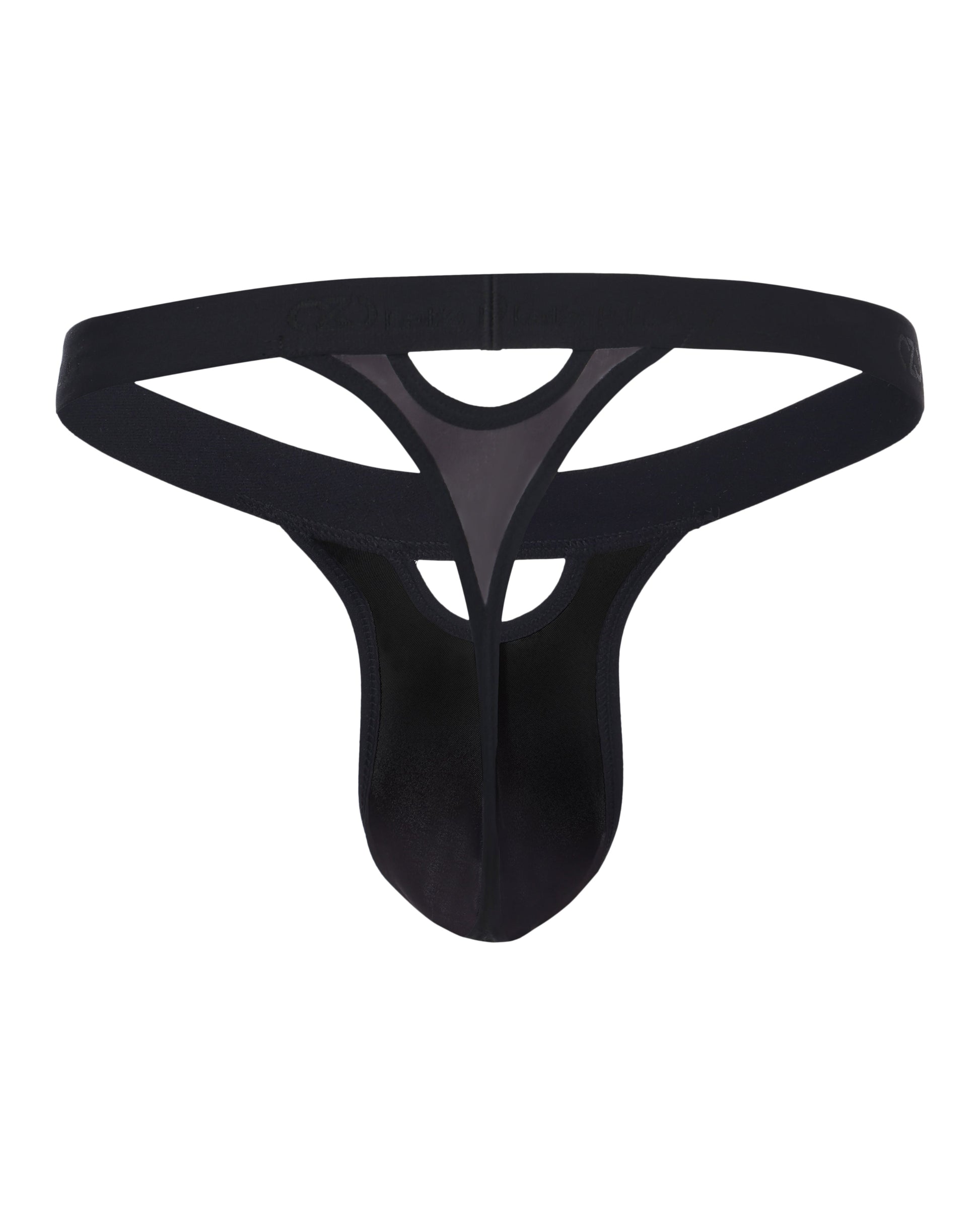 BSZN Snug Pouch Cutout Thong, front product view