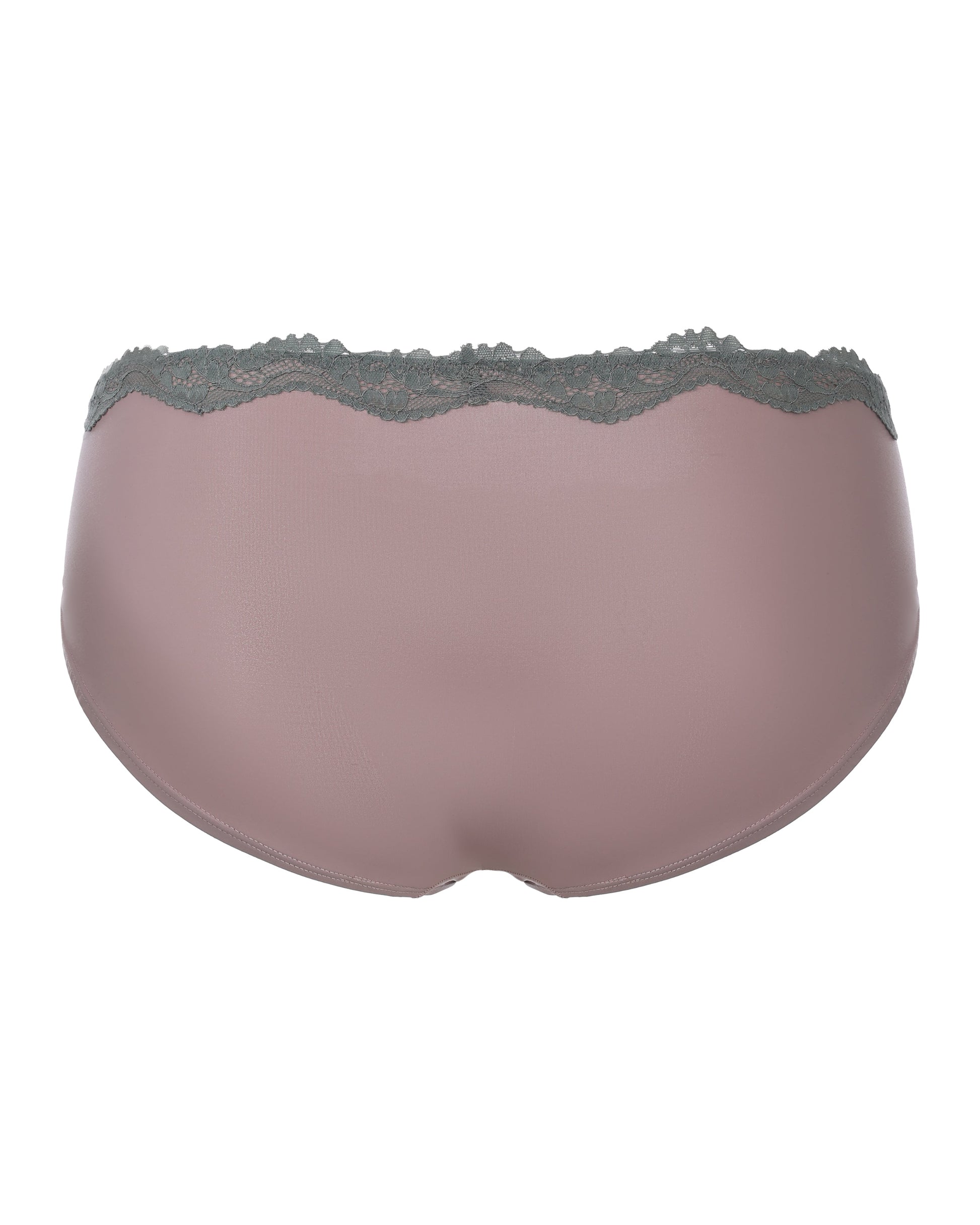 BSZN Faux-Leather Lace-Trim Brief, alternate product view 10