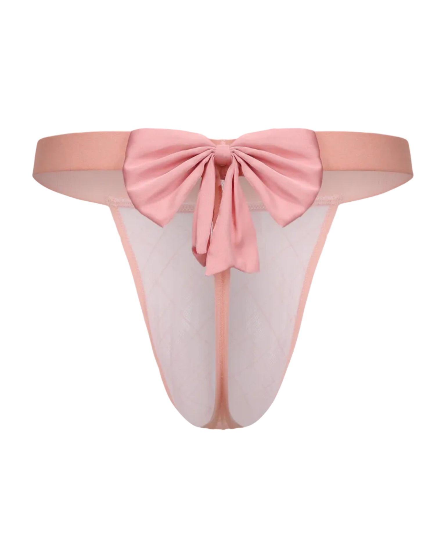 Goddess Gift Thong with removable satin bow