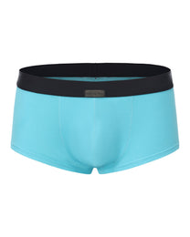 BSZN Second-Skin Low-Rise Trunk, in blue, front product view