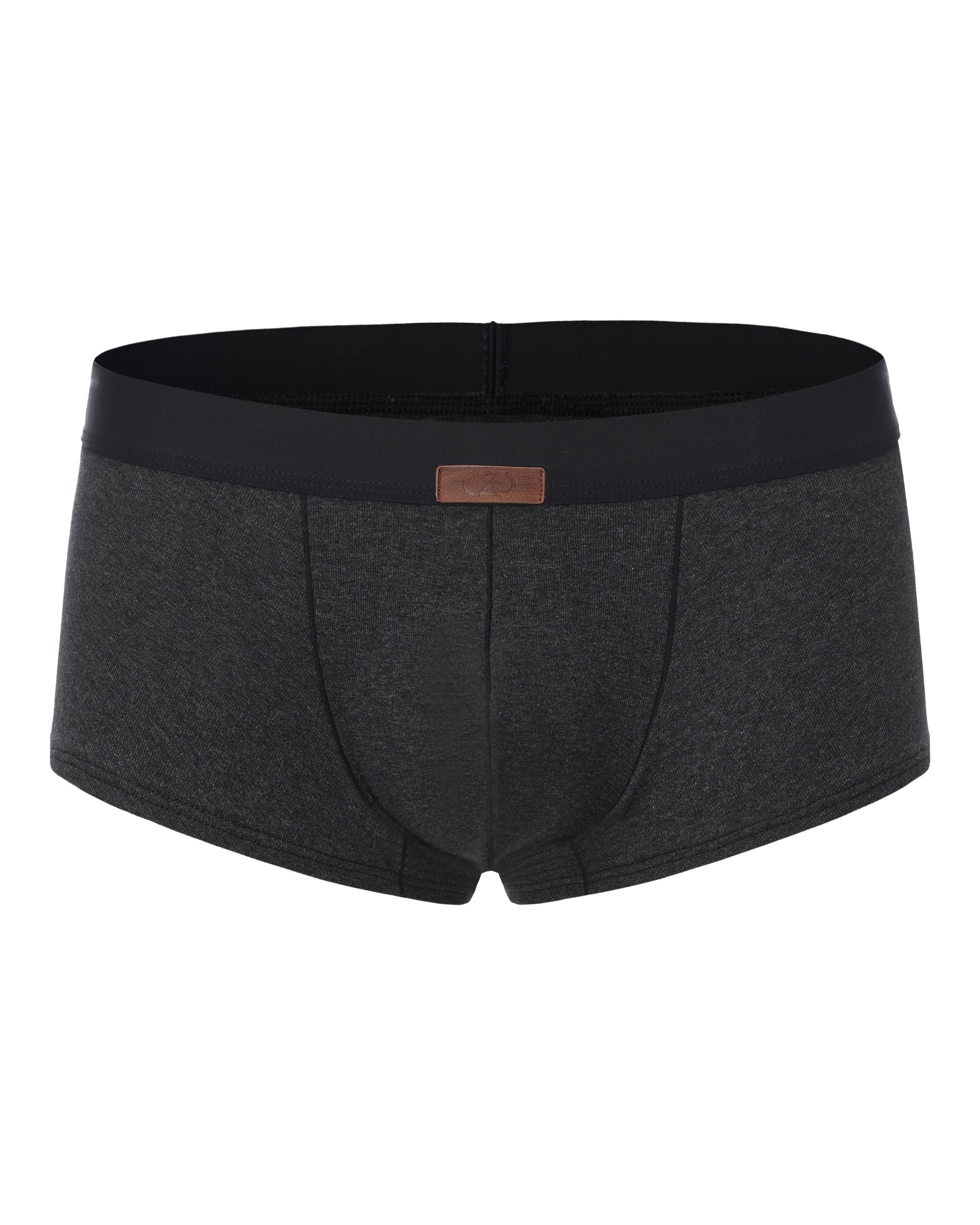 BSZN Second-Skin Low-Rise Trunk, in black, front product view