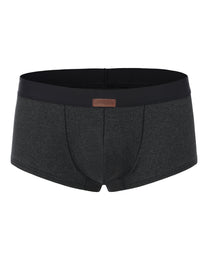BSZN Second-Skin Low-Rise Trunk, in black, front product view