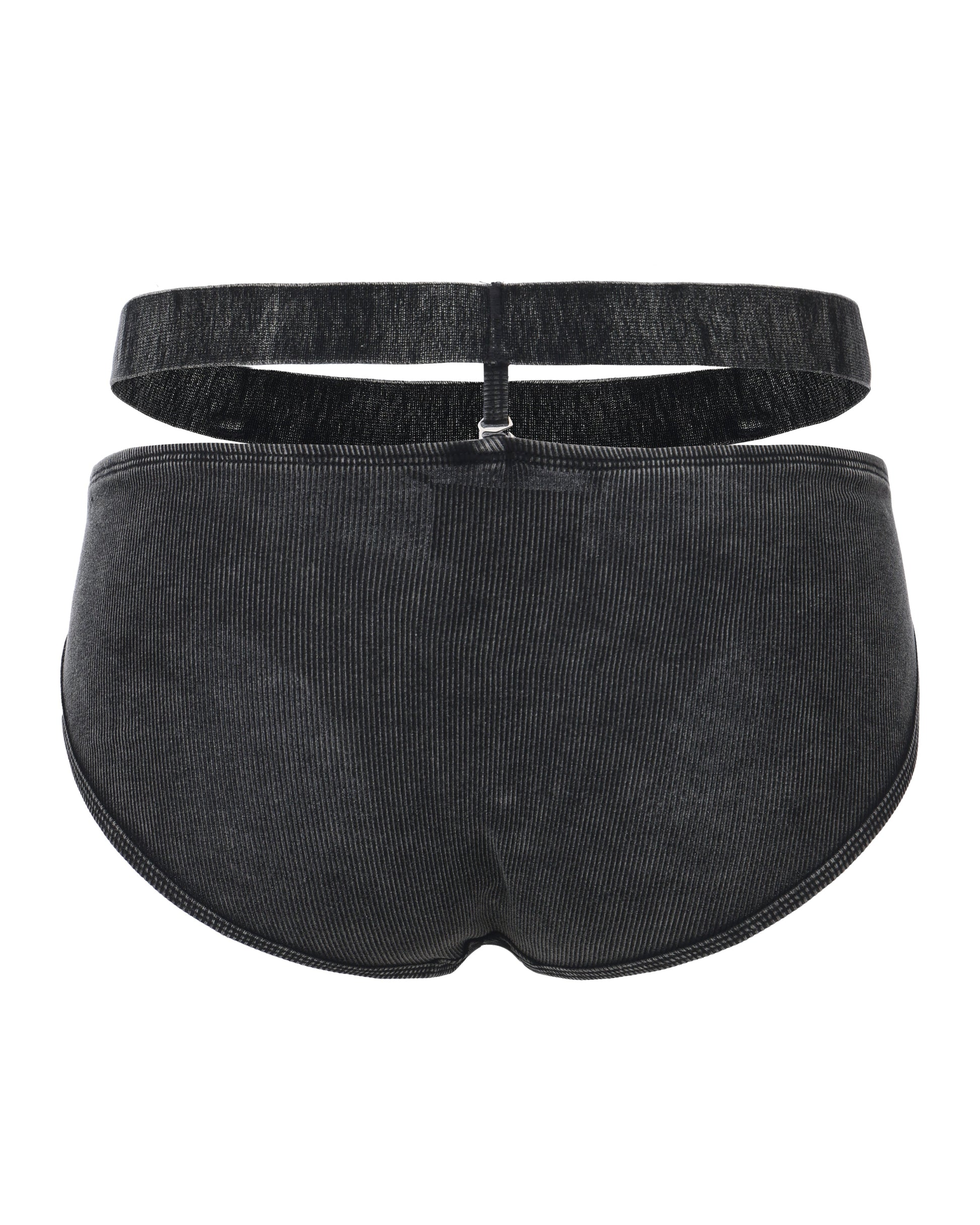 Washed Double-Waist Brief - product view 16