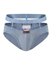 Washed Double-Waist Brief - product view 4