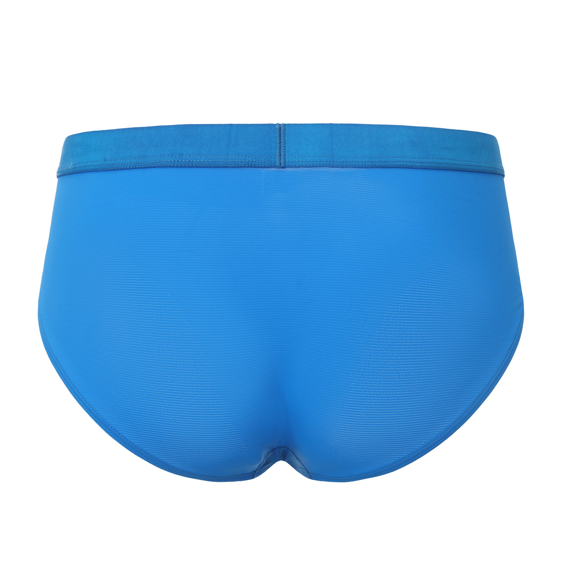 BSZN Wave Palette Micro-Rib Brief in blue, back product view