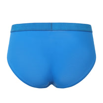 BSZN Wave Palette Micro-Rib Brief in blue, back product view