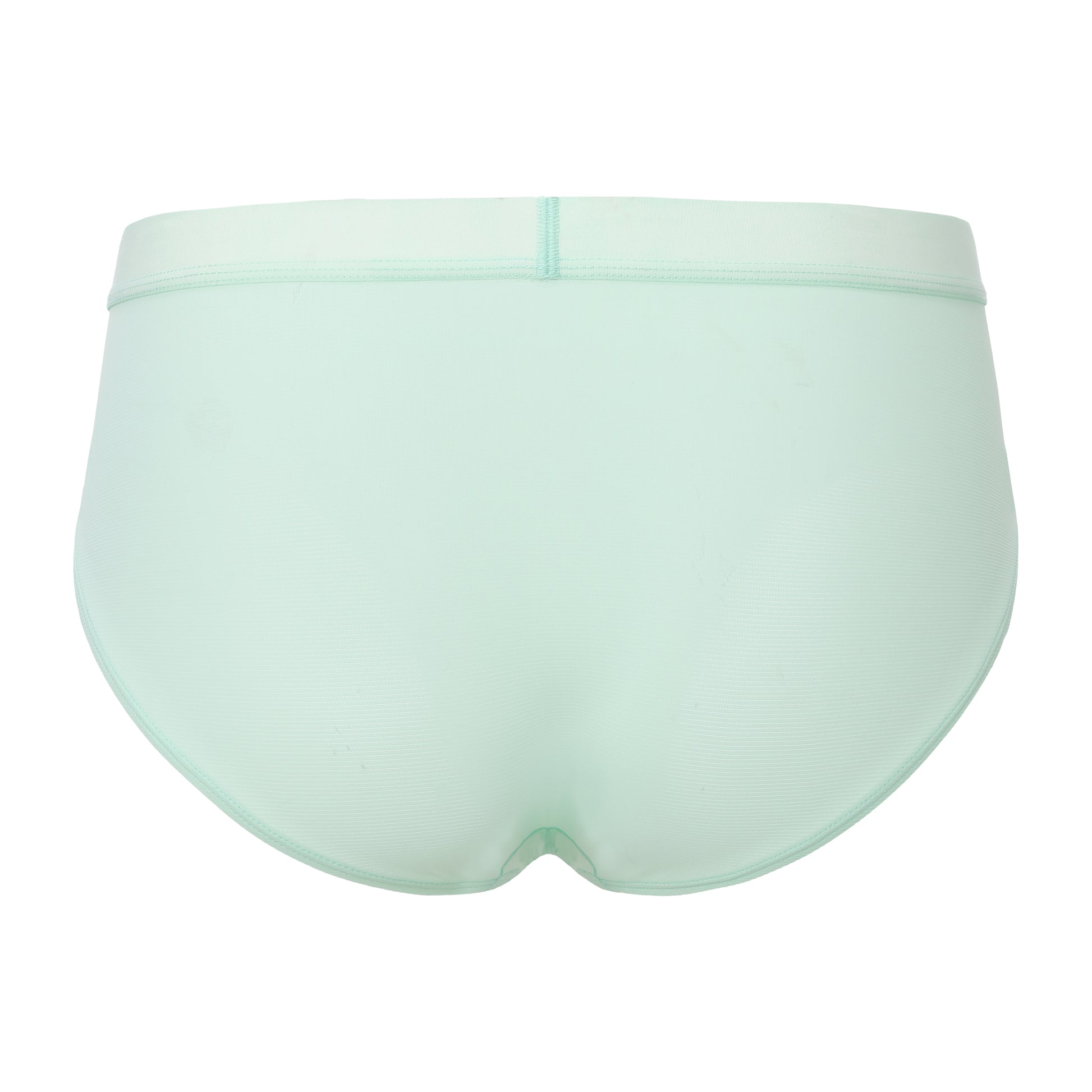 BSZN Wave Palette Micro-Rib Brief in green, back product view
