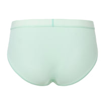 BSZN Wave Palette Micro-Rib Brief in green, back product view