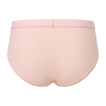 BSZN Wave Palette Micro-Rib Brief in pink, back product view