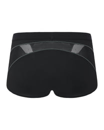 BSZN 69 Mesh-Panel Sport Trunk, curved mesh-yoke back product view