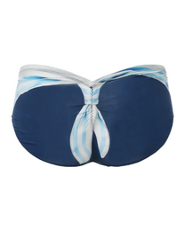 BSZN Sailor Scarf Ruched Brief with striped ruched back, product view