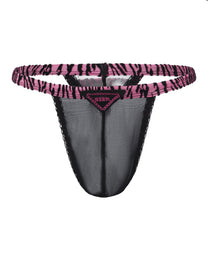 BSZN Beastprint Contrast-Ruffle Thong, alternate product view 5