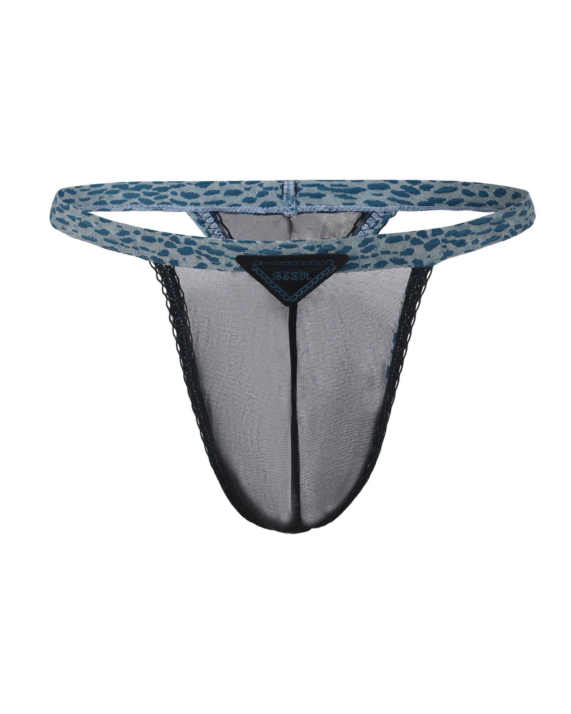 BSZN Beastprint Contrast-Ruffle Thong, alternate product view 6