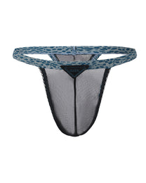 BSZN Beastprint Contrast-Ruffle Thong, alternate product view 6