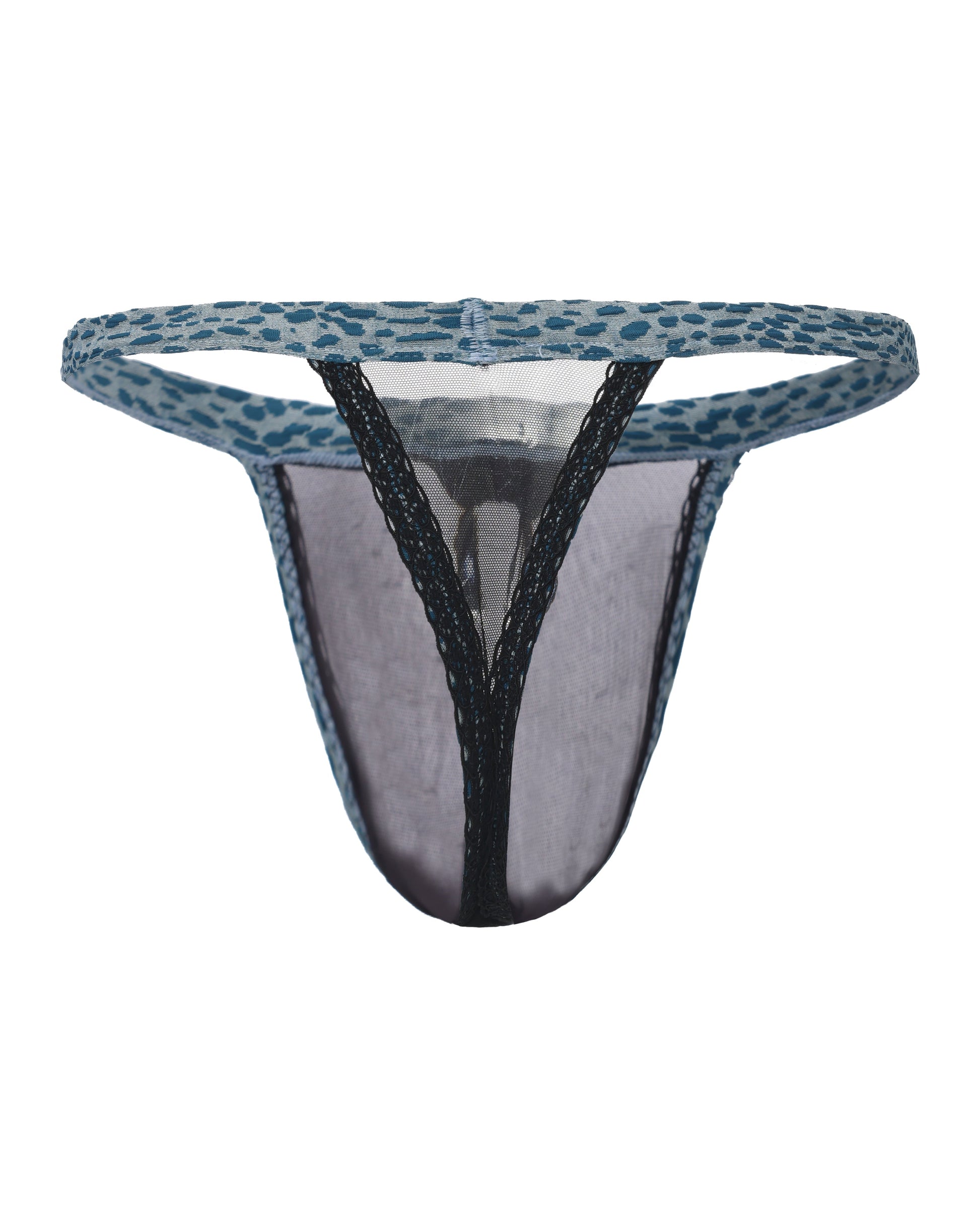 BSZN Beastprint Contrast-Ruffle Thong, alternate product view 8