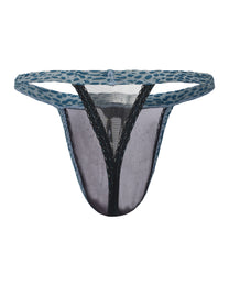 BSZN Beastprint Contrast-Ruffle Thong, alternate product view 8