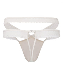 Adjustable Lace Cutout Brief, alternate product view 4