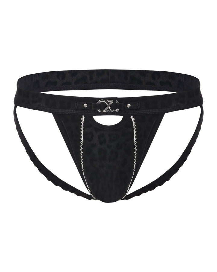 Leopard Harness Jockstrap - product view 1