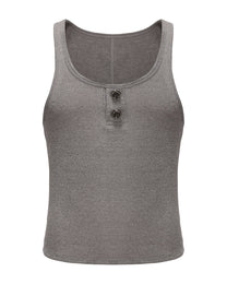 Draped Panel Tank Top - product view 1
