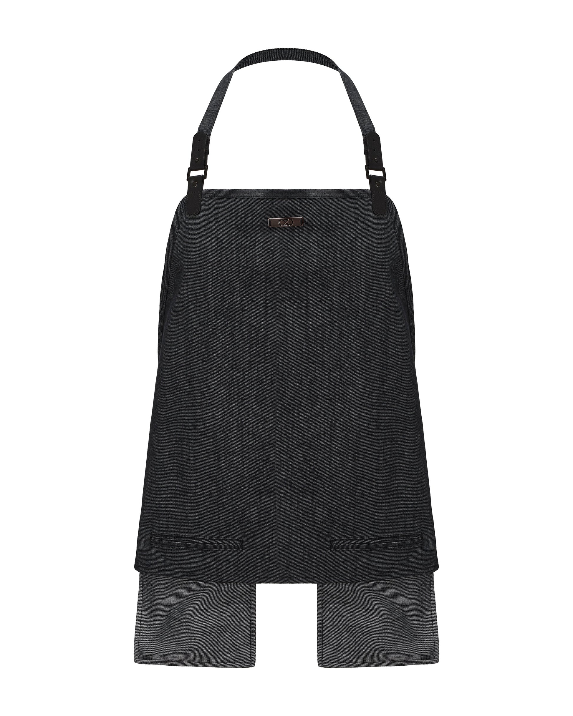 Cut-Chest Leather-Look Apron, alternate product view 3