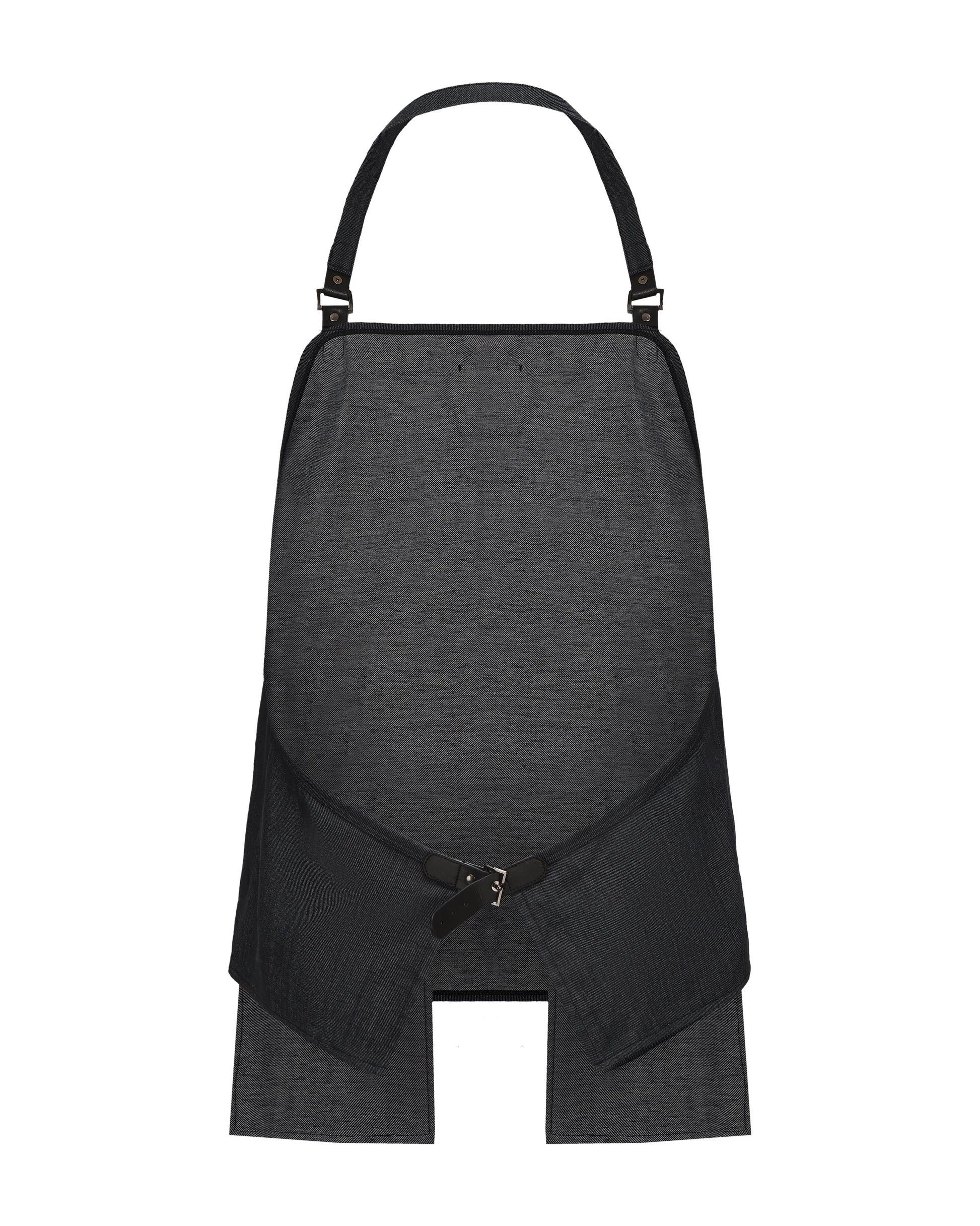 Cut-Chest Leather-Look Apron, alternate product view 4