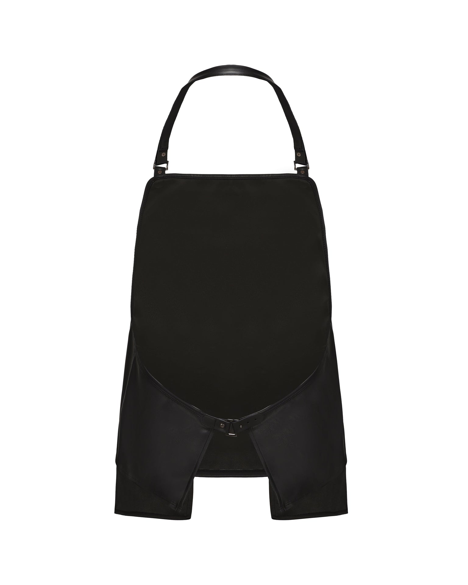 Cut-Chest Leather-Look Apron, alternate product view 2