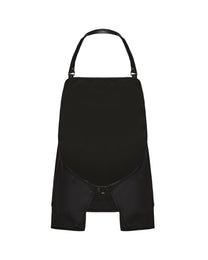 Cut-Chest Leather-Look Apron, alternate product view 2