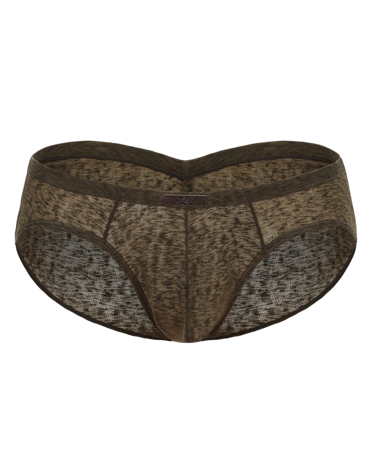 Scar Trace Brief with mottled tonal surface