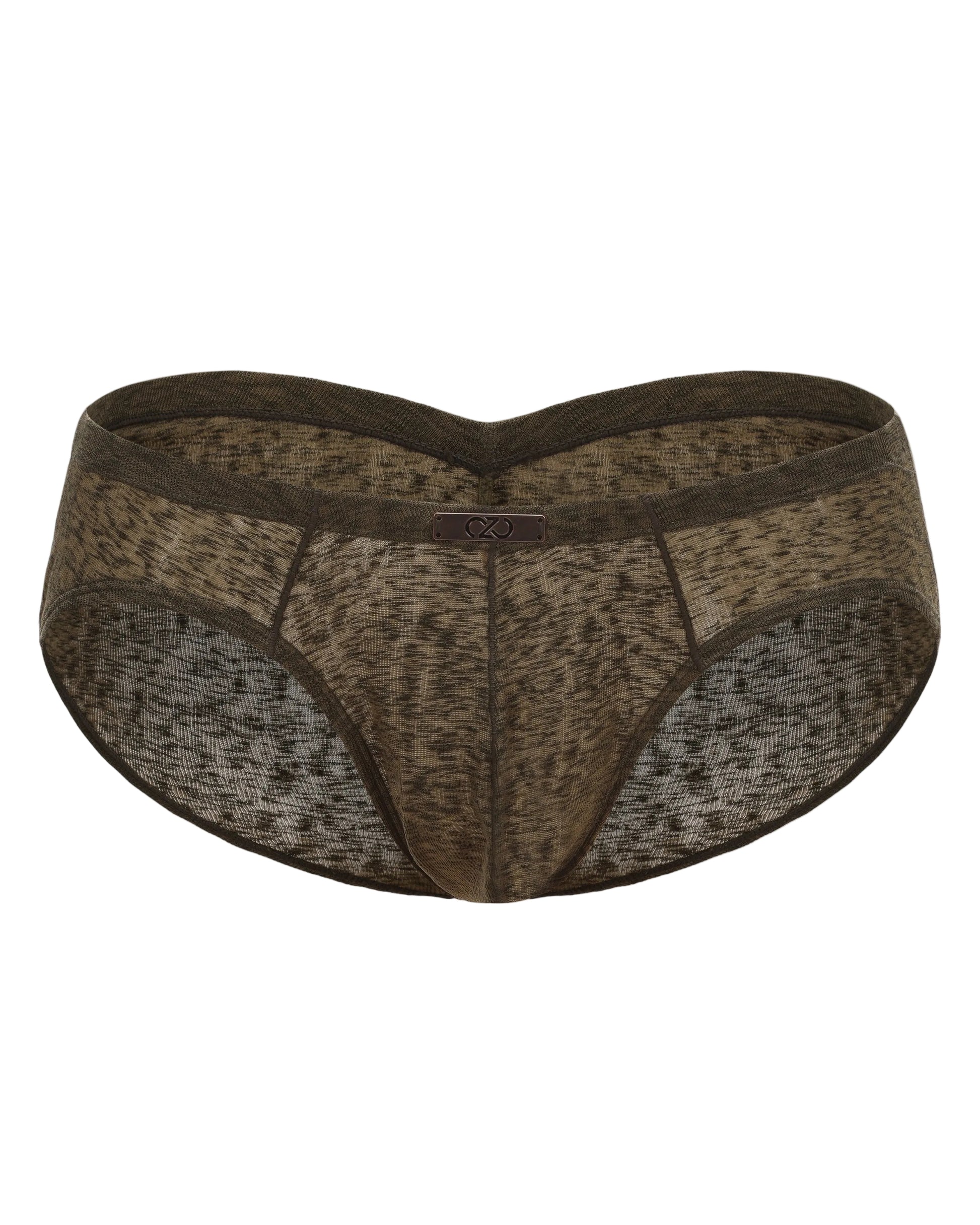 Scar Trace Brief with mottled tonal surface