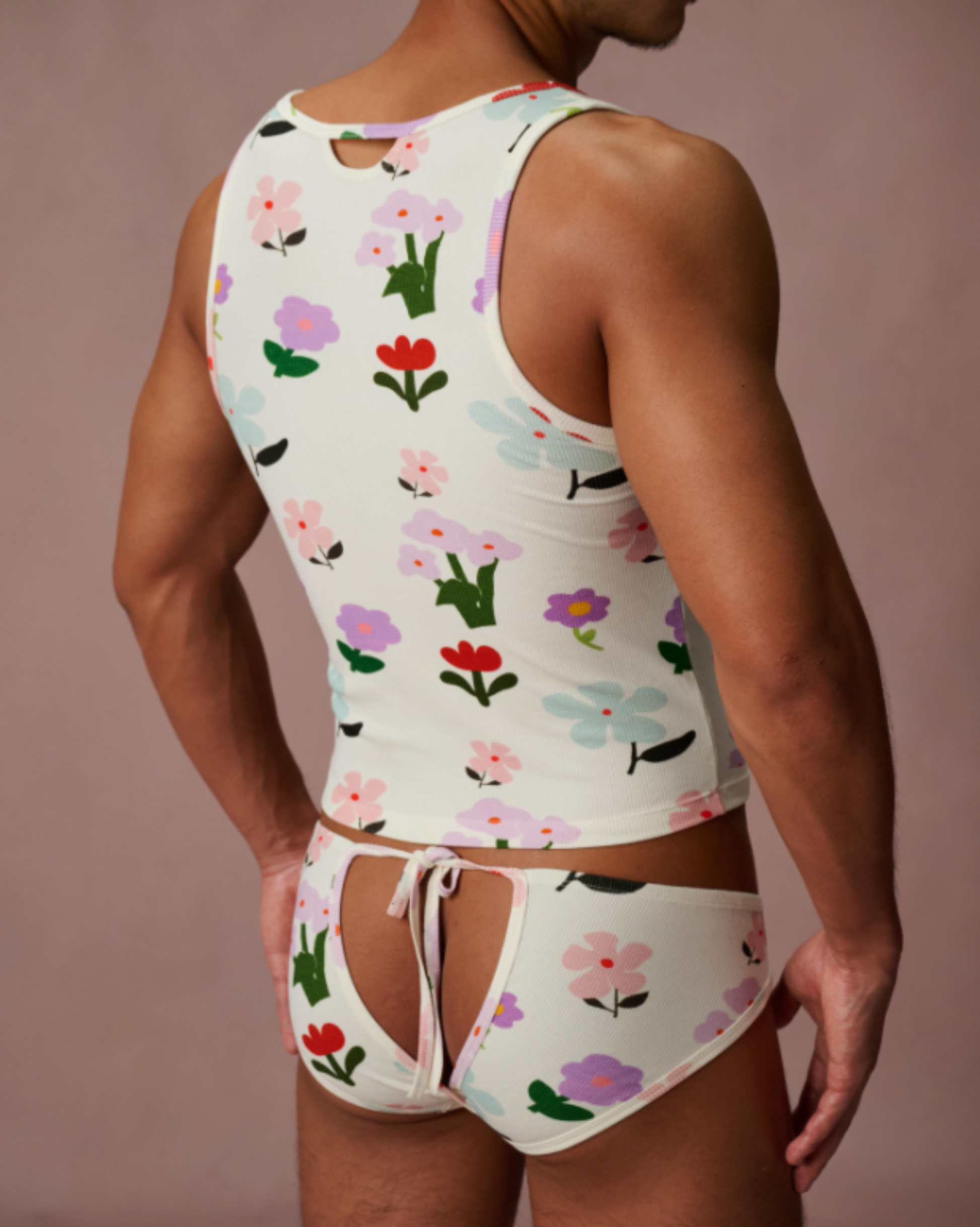 Petite Fleur Heart-Ring Tank Top, alternate product view 4