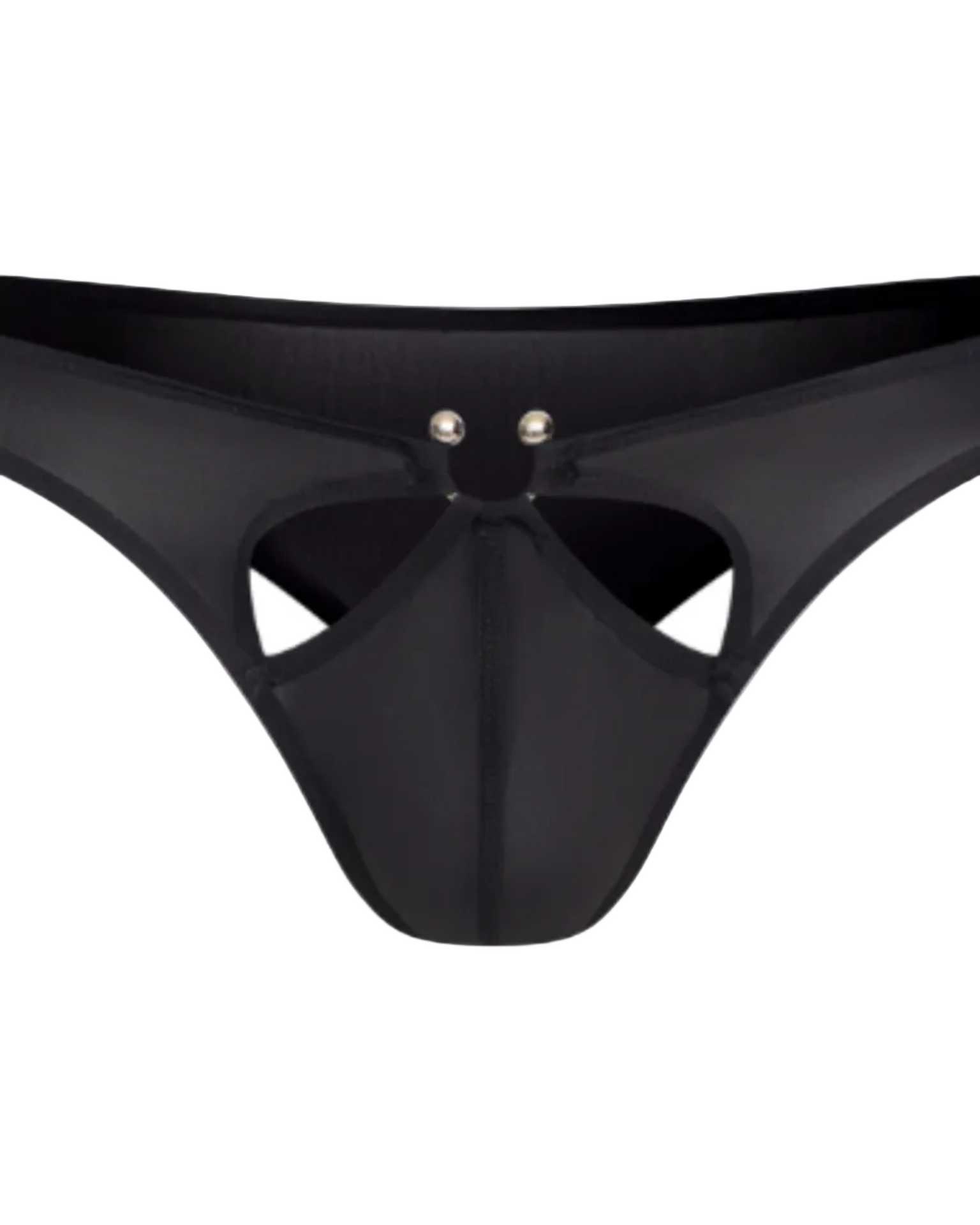 Horseshoe Ring Low-Rise Brief with detachable horseshoe ring