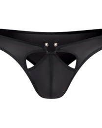 Horseshoe Ring Low-Rise Brief with detachable horseshoe ring