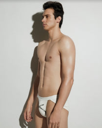 Thorn Print High-Cut Brief