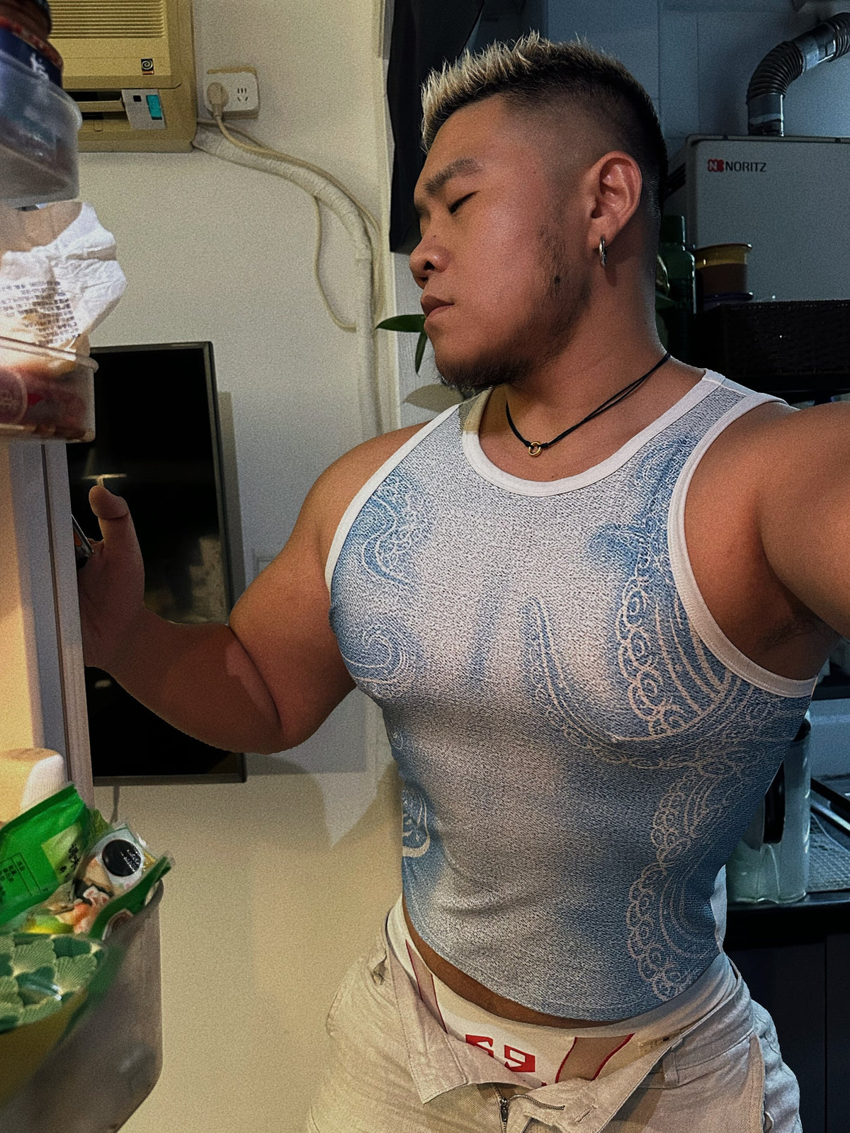 BSZN Club — Octopus Fade Graphic Tank Top — look 33
