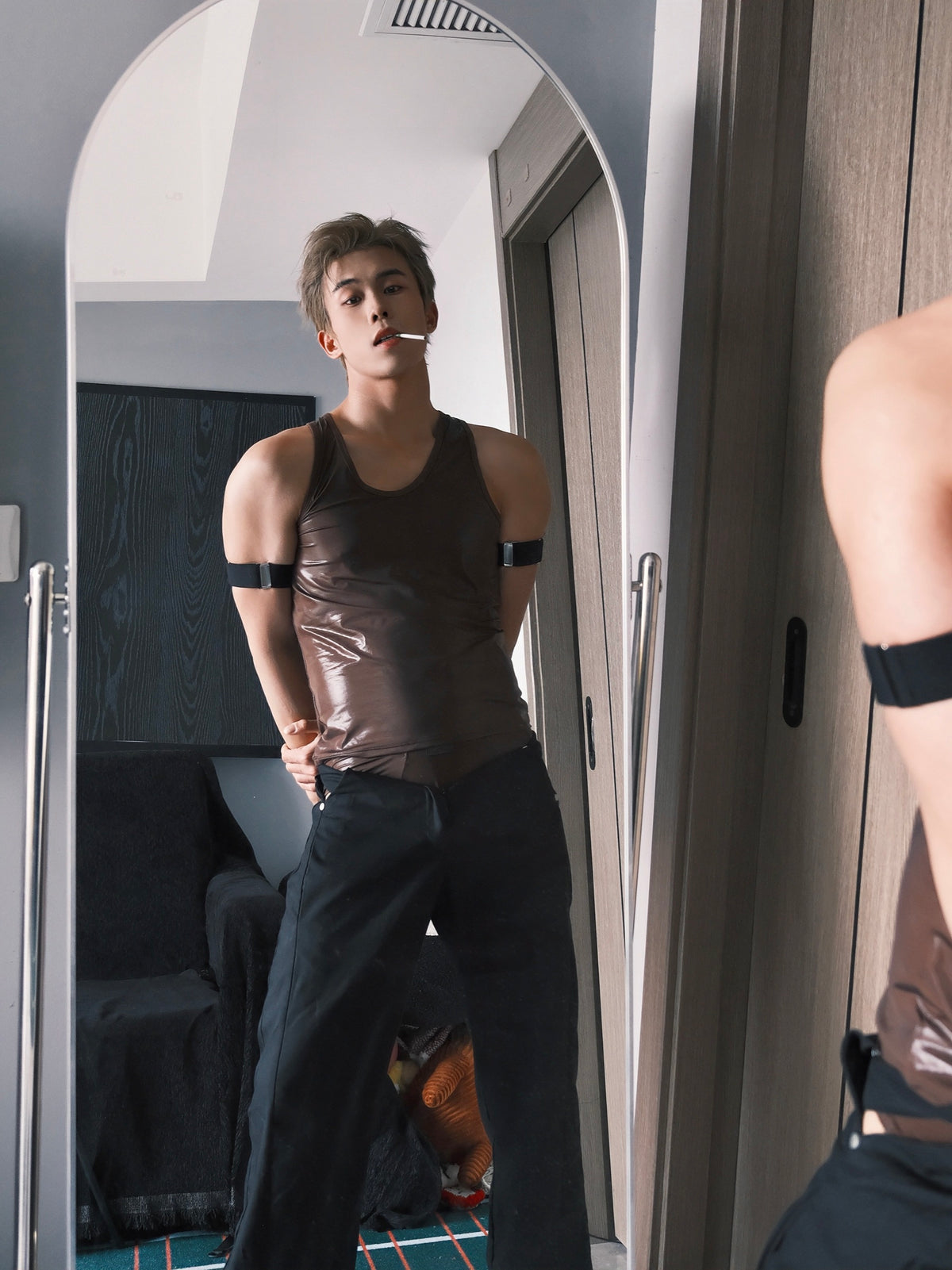 BSZN Club — Liquid Skin Ruched-Back Brief — look 24