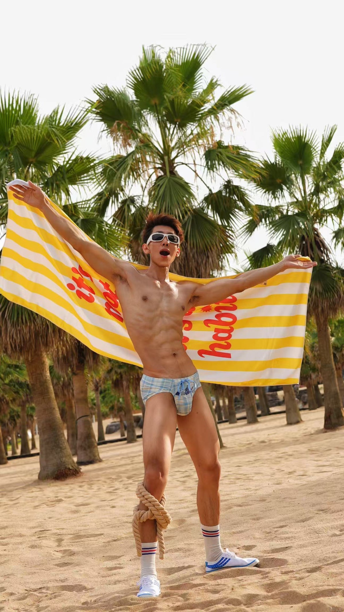 BSZN Club — Sailor Shark Plaid Brief — look 4