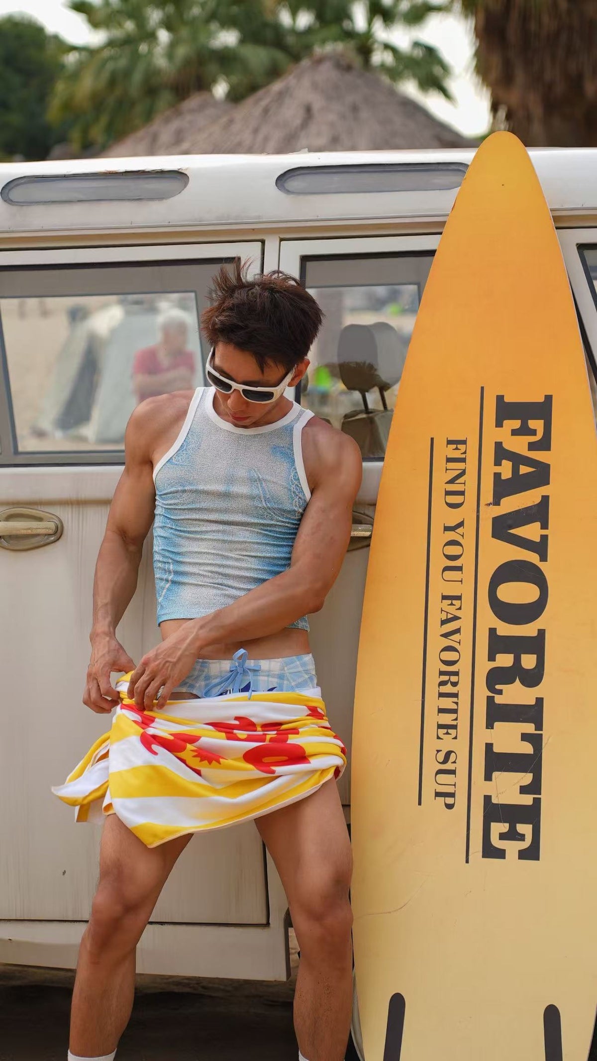 BSZN Club — Sailor Shark Plaid Brief — look 6