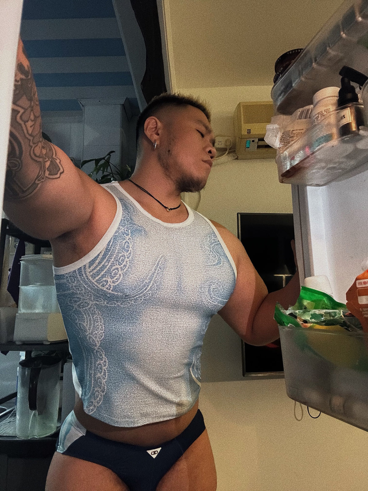 BSZN Club — Octopus Fade Graphic Tank Top — look 32