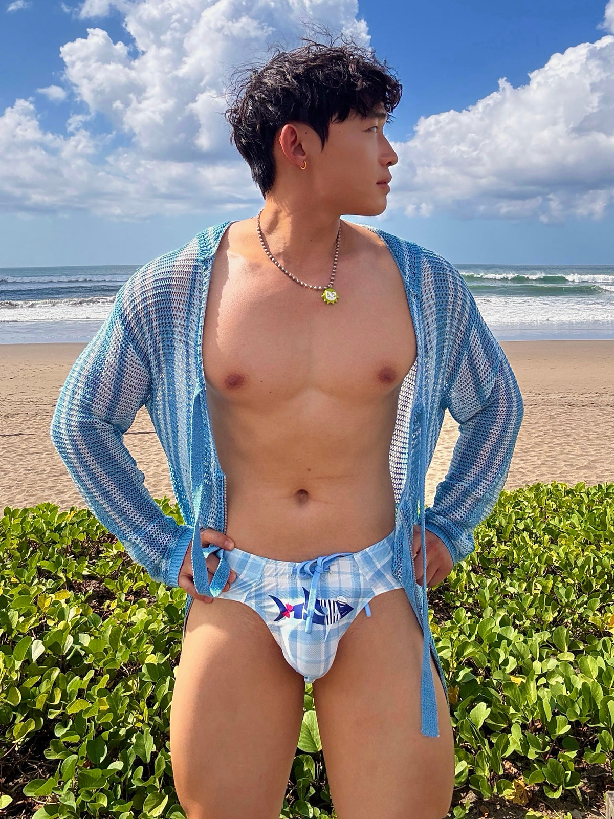 BSZN Club — Sailor Shark Plaid Brief — look 16