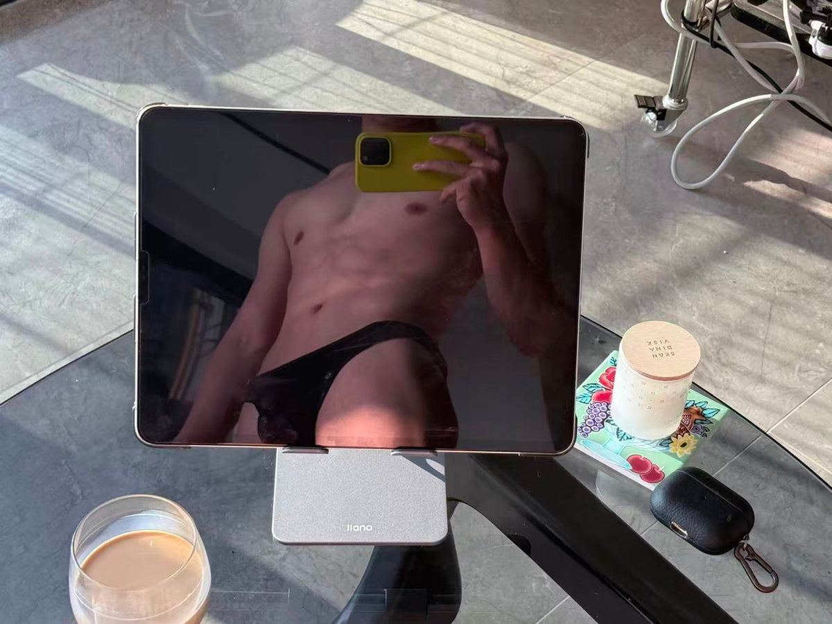 BSZN Club — Snake-Print Sheer Mesh Thong — look 2
