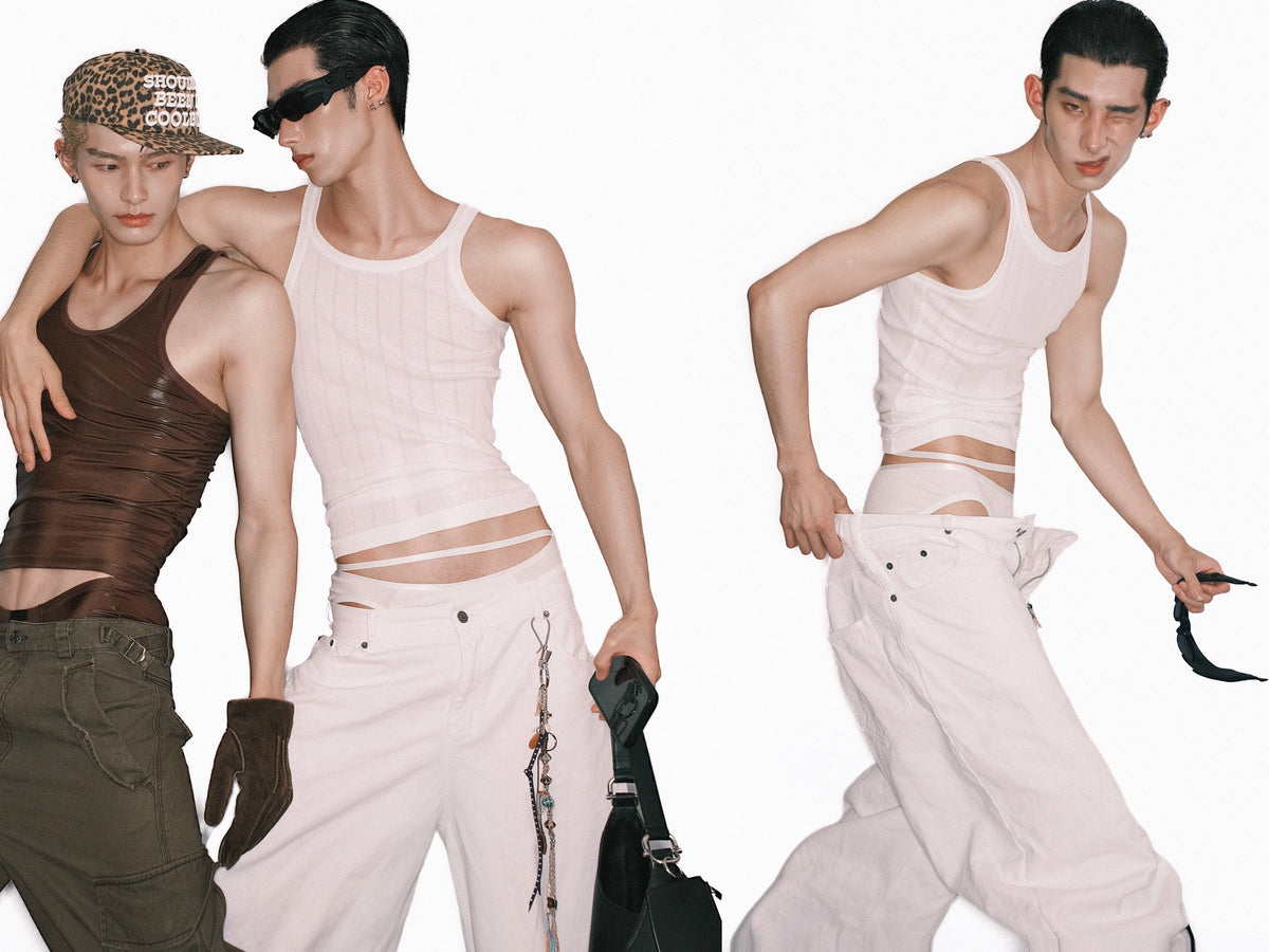 BSZN Club — Liquid Skin Ruched-Back Brief — look 33