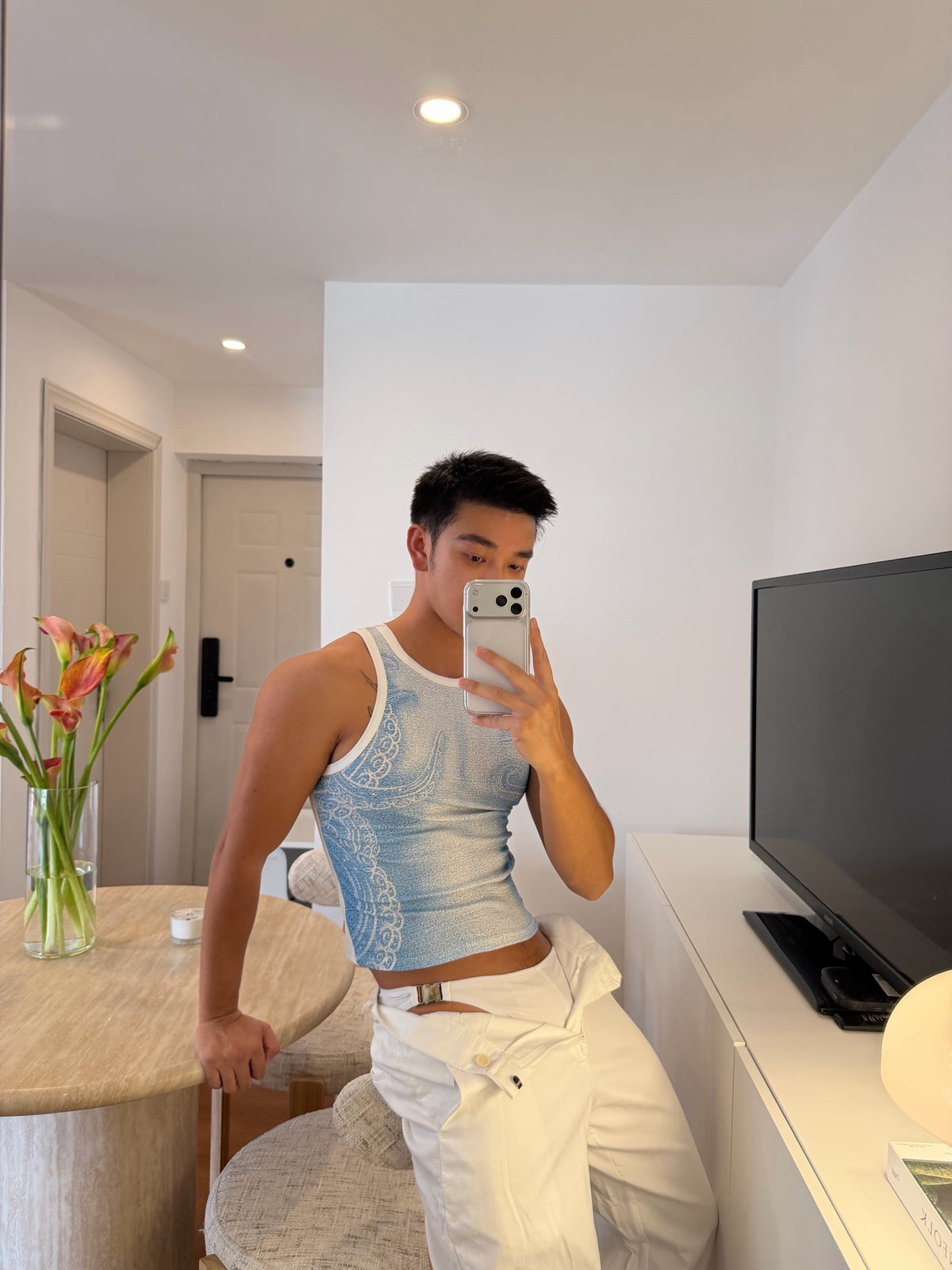 BSZN Club — Octopus Fade Graphic Tank Top — look 37