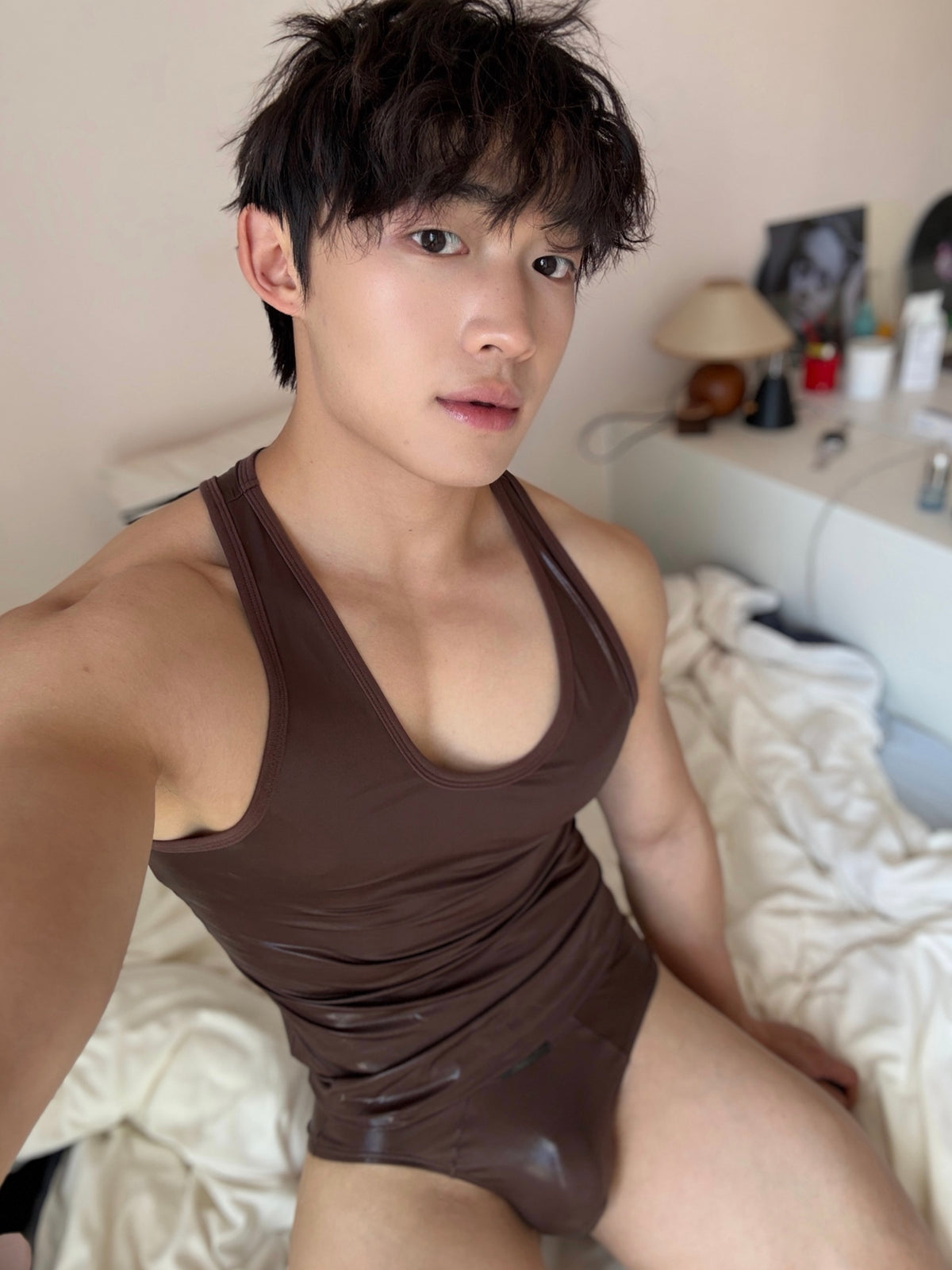 BSZN Club — Liquid Skin Ruched-Back Brief — look 20