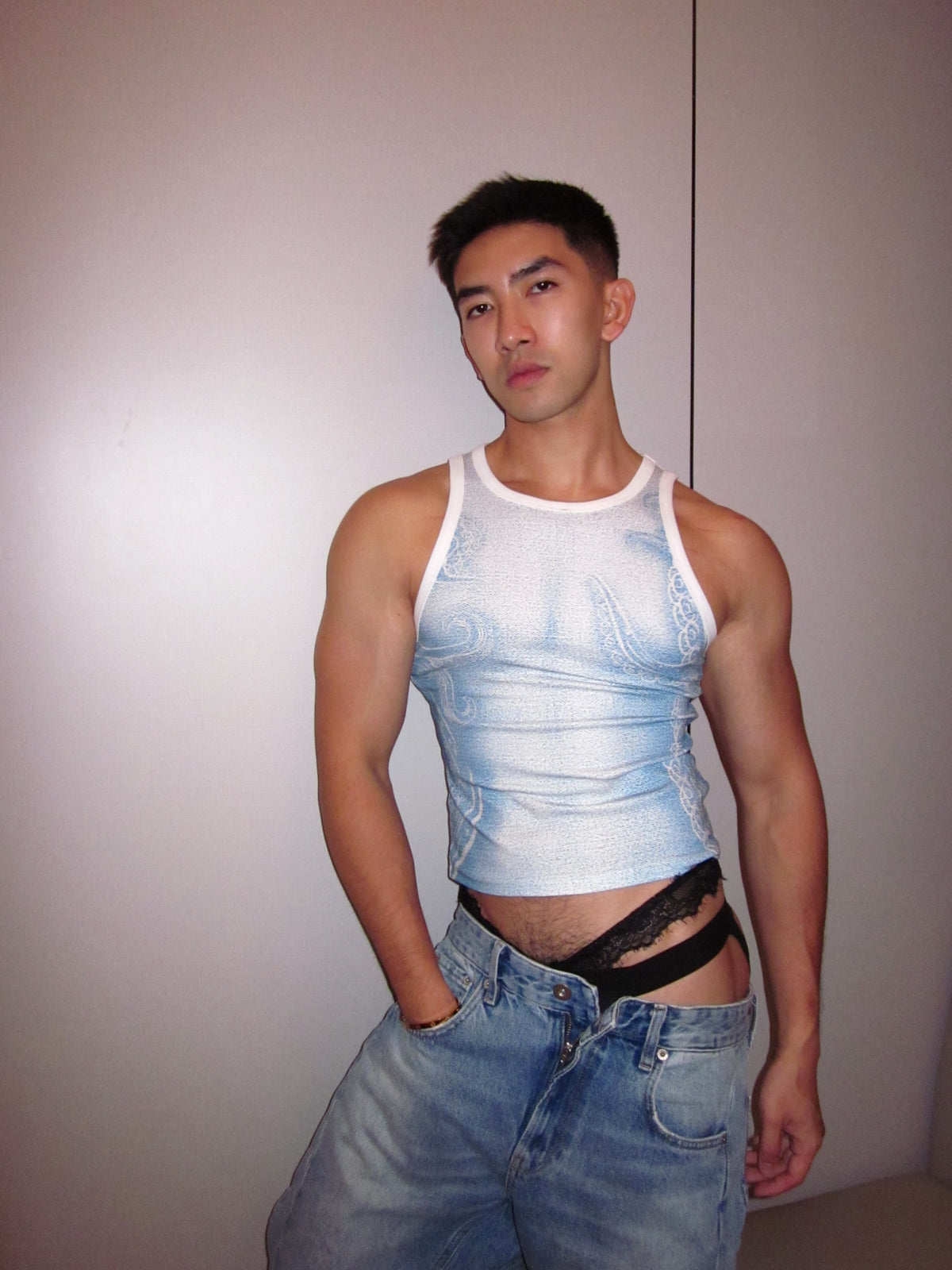 BSZN Club — Octopus Fade Graphic Tank Top — look 24