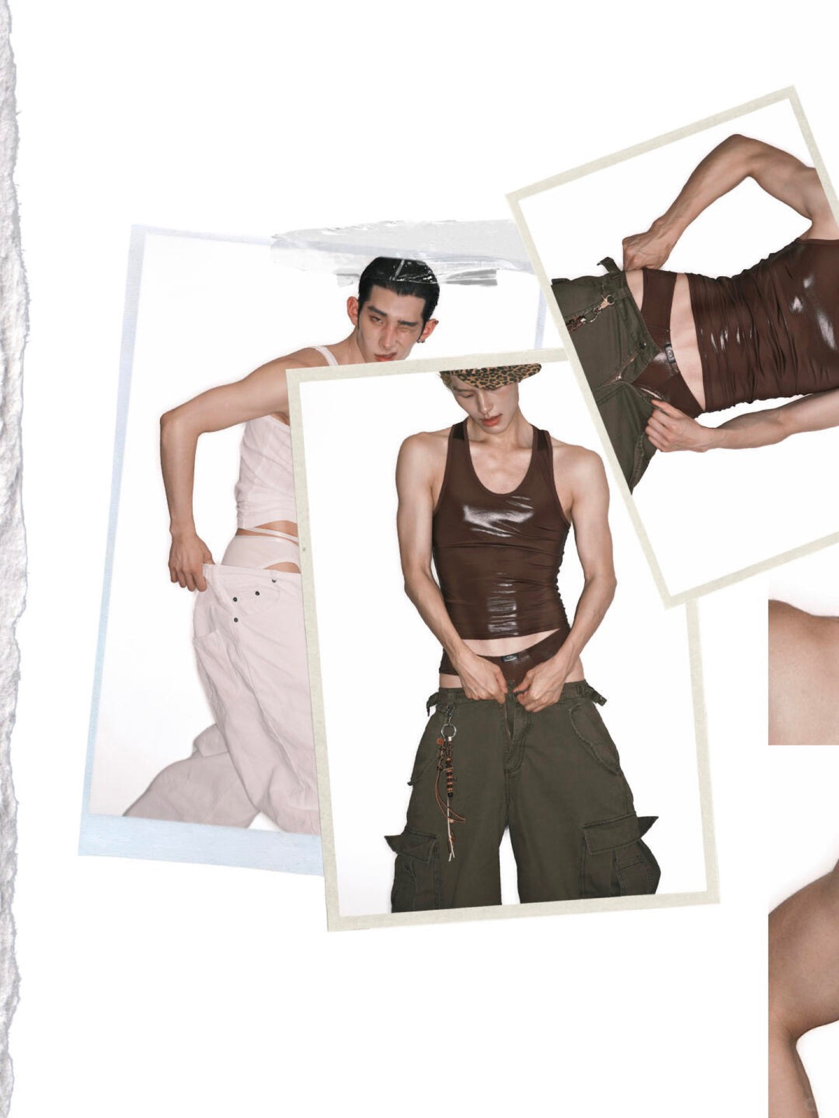 BSZN Club — Liquid Skin Ruched-Back Brief — look 37