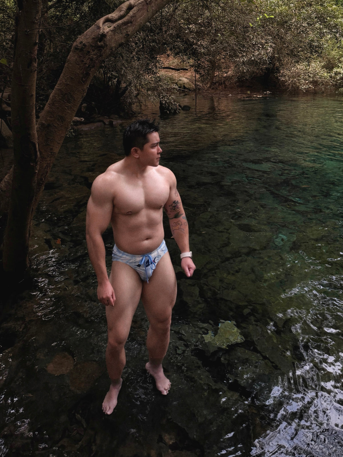 BSZN Club — Sailor Shark Plaid Brief — look 19