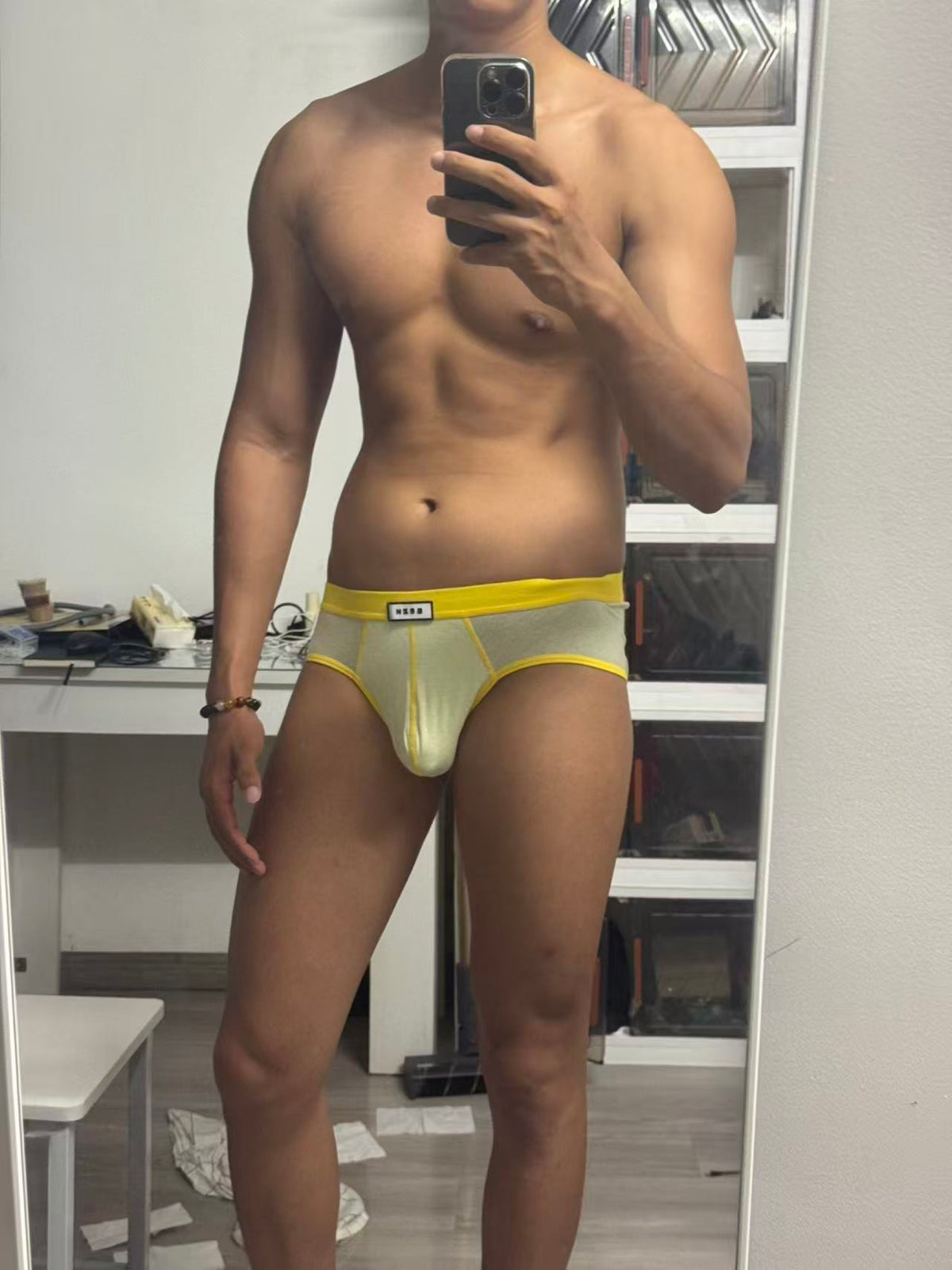 BSZN Club — Lyocell-Linen Double-Strap Thong — look 2
